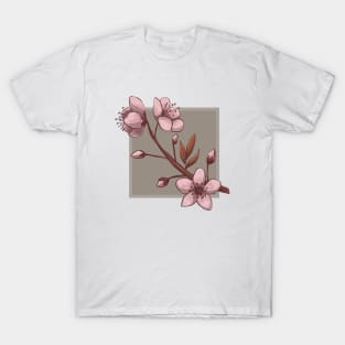 Cherry Tree Flower – Floral Design T-Shirt